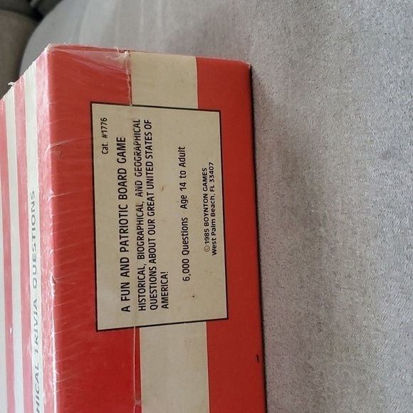 NEW Vintage 1985 Boynton Trivia Family Board Game USA 6000 Questions - Picture 2 of 4